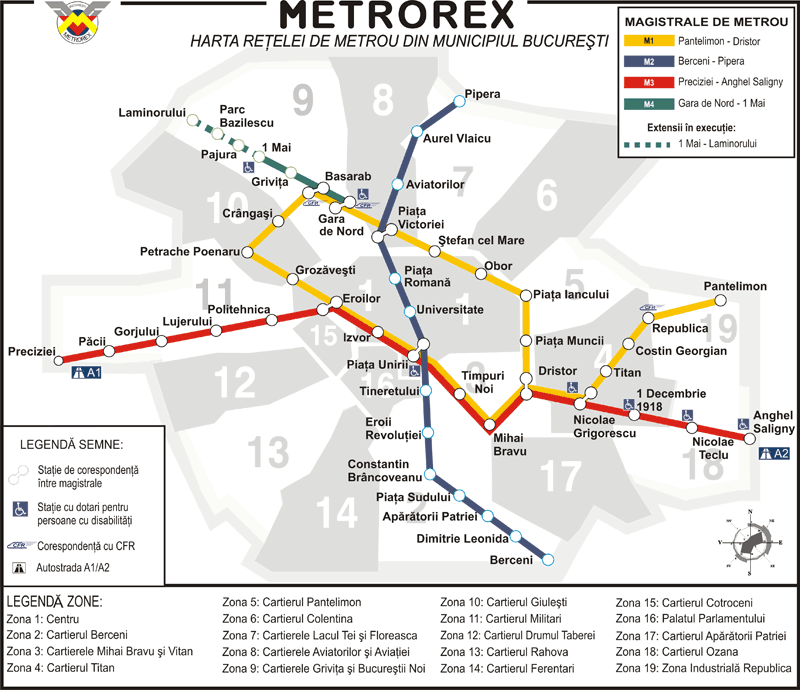 Harta Metrou